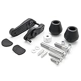 Krator Yamaha YZF R1 No Cut Black Frame Sliders (2009-2012) Frame Bobbins Sliders Crash Protectors Motorcycle Sportbike