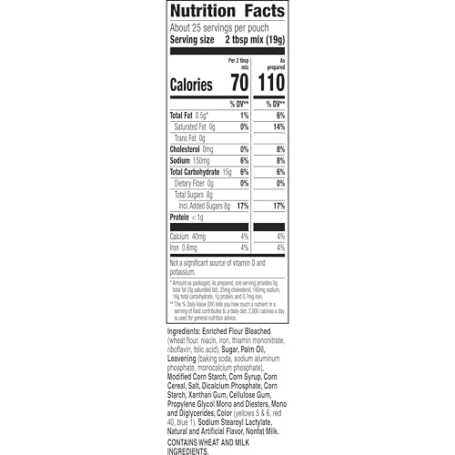 Betty Crocker Soft Baked Cookie Mix, Birthday Cake Batter Flavored, 16.8 oz