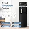 ICEVOKE 4-in-1 Self-Cleaning Water Dispenser with Ice Maker, Bottom Loading Hot & Cold Water Cooler for 5 Gallon Bottle - 22lbs/Day Ice Making - Child Safety Lock & Nightlight - for Home, Office