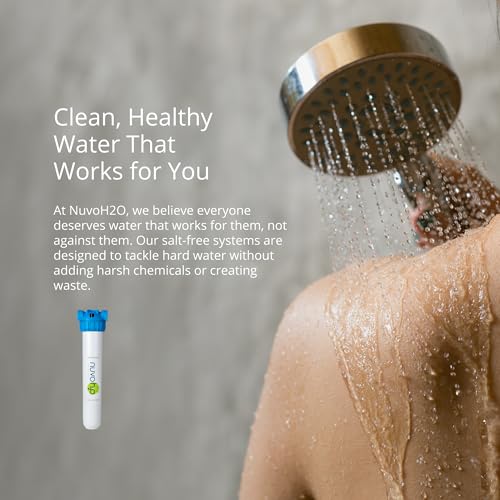 NuvoH2O Citrus-Based, Salt-Free Water Filter System + Water Softener – Healthy & Pure Water, Retains Healthy Minerals – Removes Hard Water Build Up (Home System) thumbnail 6