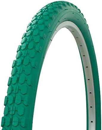 Wanda Knobby Tread Cruiser Bike Tire 26in x 2.125in, (Green)