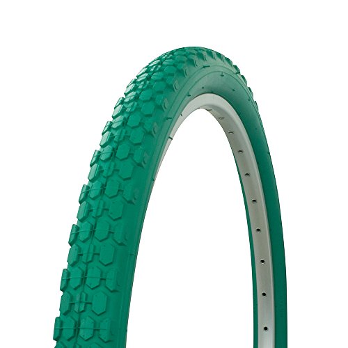 Wanda Knobby Tread Cruiser Bike Tire 26In X 2.125In, (Green) #TOP19