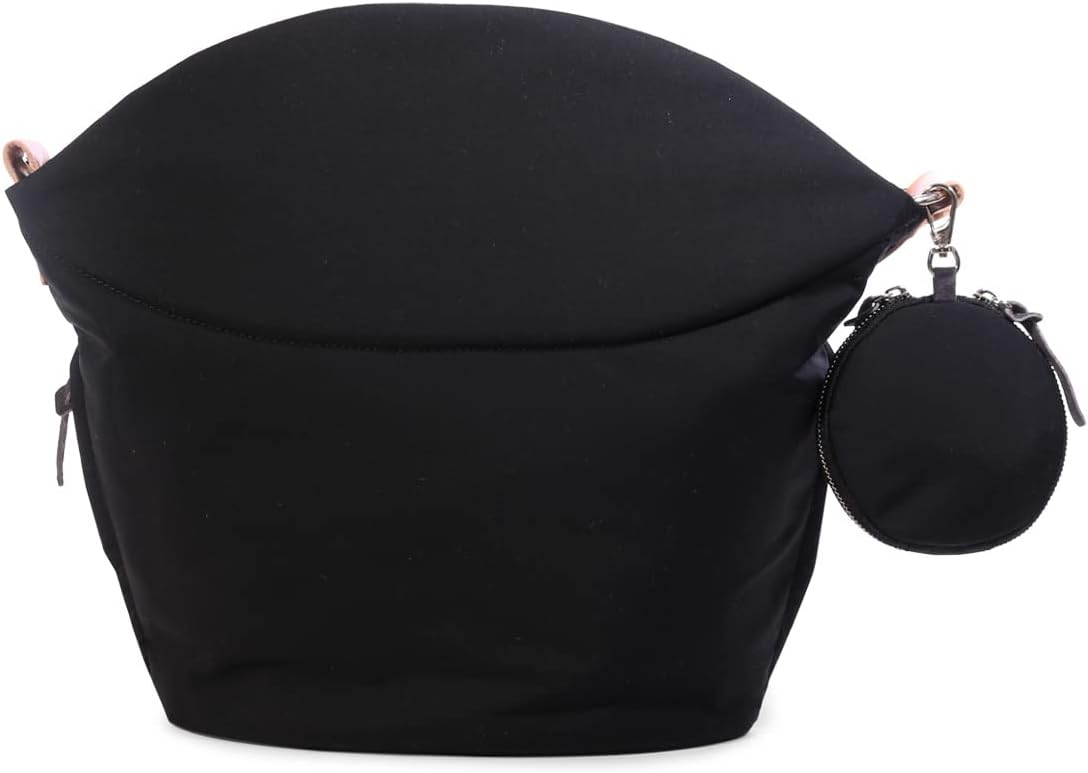 VERY掲載 THREE SQUARE バッグフリルコート 撥水加工 ネイビー VERY