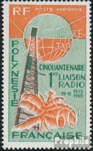 Sellos de Polinesia Francesa 51 Prophila mnh de 1965 sobre radio y telecomunicaciones