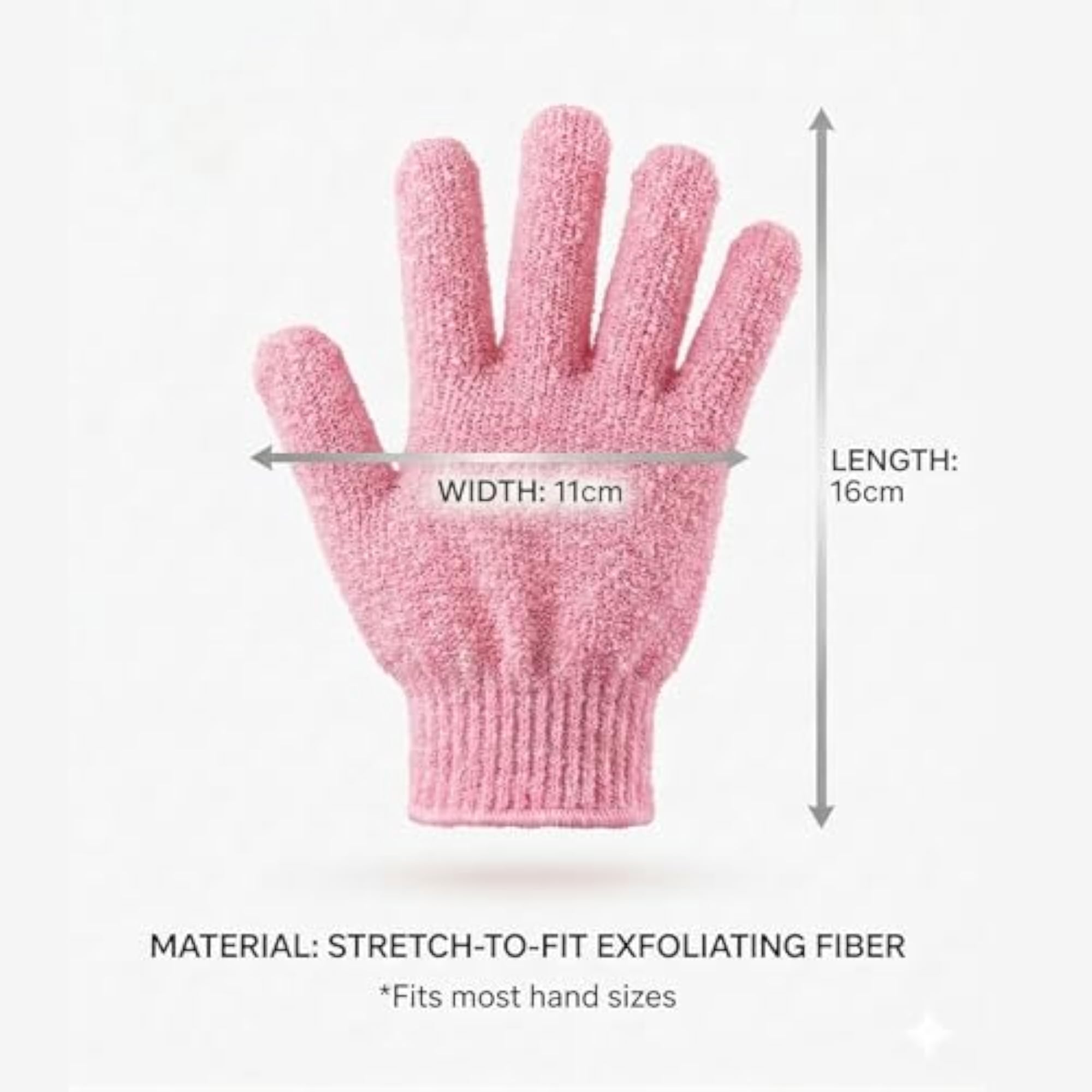 Exfoliating Gloves for Bathing, Body Scrub Gloves for Men & Women