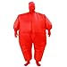 RHYTHMARTS Red Inflatable Costume Full Body Suit Halloween Christmas Costumes Fancy Dress Adult (Red)