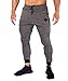YoungLA Jogger Pants for Men Slim Fit Workout Sports Activewear Gym 202 Charcoal Medium