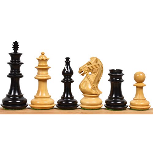 Pièces d'échecs Staunton Supreme Luxury 4.2 po en buis, le cadeau idéal