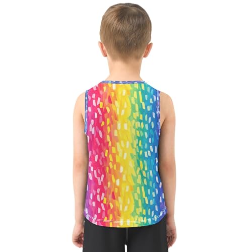 Boys Tank Top Shirts Cartoon Owl Leaf Bird Sleeveless T-Shirts Crew Neck for Kids Clothing Children3
