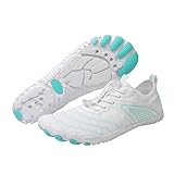 Grounding Shoes for Women Unisex Hike Barefoot Shoes Minimalist Breathable Quick Dry Sneaker Wide Toe Box Trail Running Footwear for Hiking, Walking, Running, Yoga, and Water Sports Light Blue