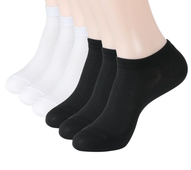 Image of Women's Thin Cool Socks, Comfort Breathable Lightweight Ankle Socks