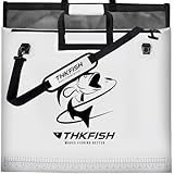 THKFISH Fish Weigh in Bag with Ruler (White-25×23in with Net)