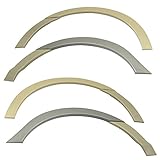 Fender Flares Compatible With Fit 2006-2011 Honda Civic, Black PU Front & Rear 4 Wheels Full Set Street Trim by IKON MOTORSPORTS, 2007 2008 2009 2010