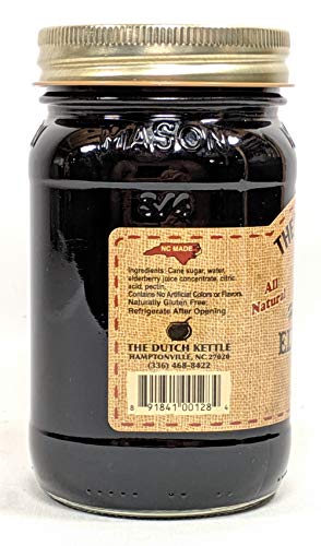 The Dutch Kettle Amish Homemade Style Elderberry Jelly 2-19 Ounce Reusable Jars Gluten Free Seedless image 5