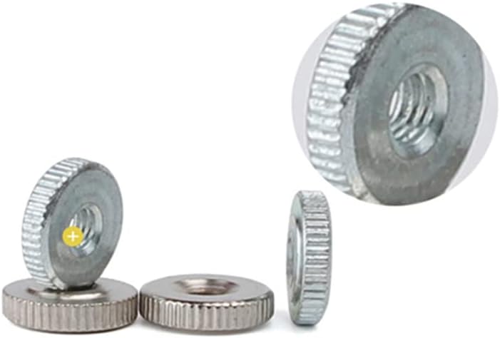 Generic 10pcs /5pcs/ 2pcs Din467 Gb807 M3 M4 M5 M6 M8 M10 Handle Nuts Knurled Thumb Nuts - (Size: M3 (10Pcs))
