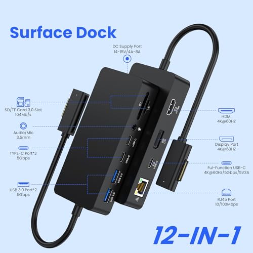 USB-C Docking Station Triple Monitor Support