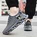 XKOWUO Mens Running Shoes Tennis Sneakers Slip On Gym Walking Non Slip Trail Trainers Athletic Jogging Comfortable Road Workout Mesh Breathable Fashion Dark_Gray US 10