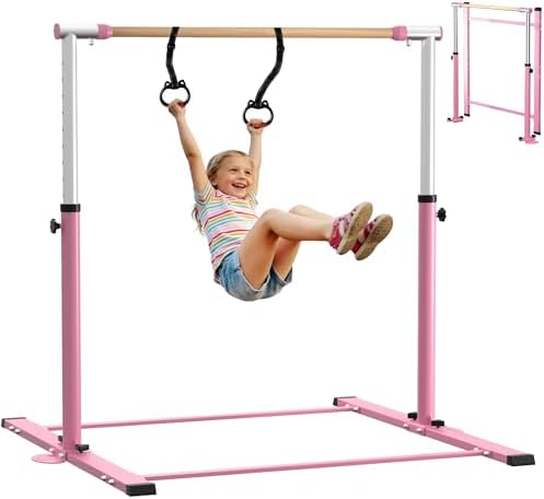 EL&IT·Wings Gymnastic Kip Bar,Horizontal Bar for Kids Girls 