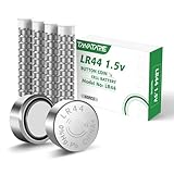 Tanatare 40 Pack LR44 Alkaline Batteries, 1.5V Premium Button Coin Cell Long Lasting for Electronic Devices
