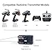Radiolink R7FG 7 Channel Gyro Receiver 2.4GHz Integrated Telemetry Long Range Control for RC Car Boat Compatible Radiolink Transmitter RC6GS V3/RC6GS V2/RC6GS/RC4GS V3/RC4GS V2/RC4GS(2 Pcs)