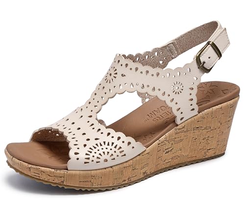 Sandale cale Skechers Beverlee au design raffiné et finitions soignées pour femme