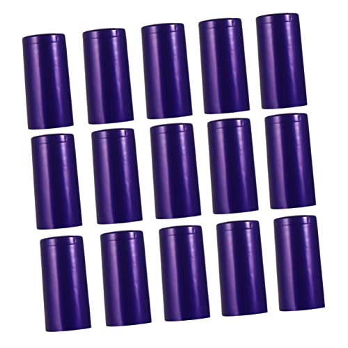 HOLIDYOYO Seal Wine Bottle Cover 100pcs Wine Bottle Sealing Film Heat Shrink Cap for Wine Homebrew Cap Heat Shrink Sealing Cap Blue Plastic Material