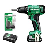 【Amazon.co.jp限定】【セット買い】 HiKOKI(ハイコーキ) 10.8V充電式ドライバドリル DS12DA(BS) + ビットセット