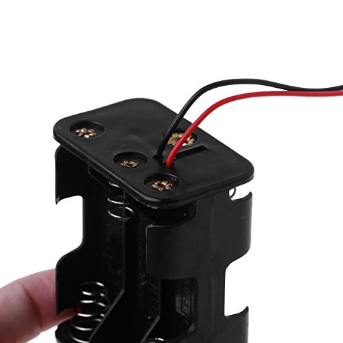 Clip Houder 6AA 2A Batterij Opslag 9V Diy Accumulatoren Power Box Case Draad Leads Zwarte Kabels Backup Lader… - Afbeelding 3