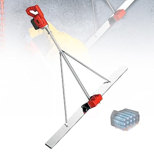Chape électrique sans fil pour ciment 6000 tr/min haute efficacité, lisse les surfaces en béton avec facilité, idéale pour le rendu professionnel et le nivellement du sol