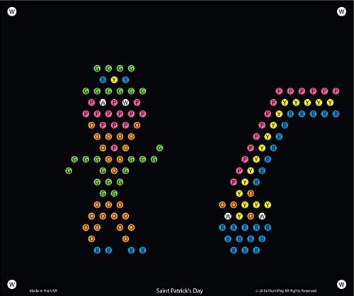 Lite Brite Refill Sheets for Ultimate Classic Toy - Holiday Art Templates (10 Count)