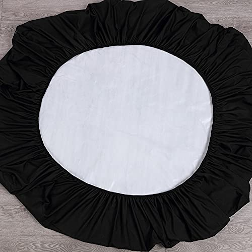 HBHLFZ Lenzuolo Con Angoli Letto Matrimoniale Queen Size – Microfibra Spazzolata Morbida, Tasca Profonda Fino A 40 Cm, Elasticizzato 360°, 152x203 Cm - 2