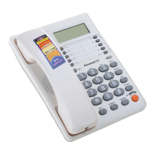 Téléphone de bureau grands boutons fixe CallerID rappel dernier numéro