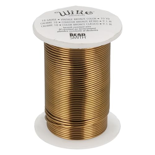 Image of The Beadsmith Non Tarnish Wire (18 Gauge, Vintage Bronze)