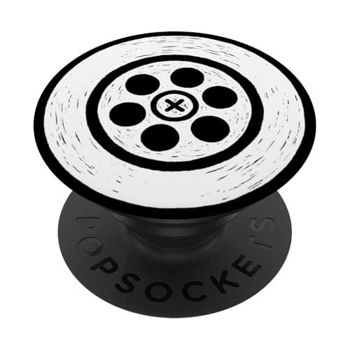 Ilustración Simple del Drenaje del Fregadero PopSockets PopGrip Adhesivo