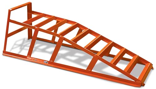 Unicraft KFZ-Auffahrrampe KR 2000 (1 Paar, robuste Stahlkonstruktion, Auffahrbreite 205 mm, Tragkraft 2 t), 6202000