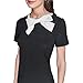 KARL LAGERFELD Paris Women's Dresses Dress, Black/Soft White, 6