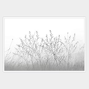 SIGNWIN Framed Canvas Wall Art Black and White...