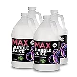 4 Gal - MAX Bubble Juice Fluid - 10x the Bubbles from Standard Machines