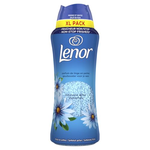 Lenor Wäscheparfum Duftbooster 495g, Meeresbrise, bis zu 12 Wochen Nonstop Frische in Ihrem Kleiderschrank