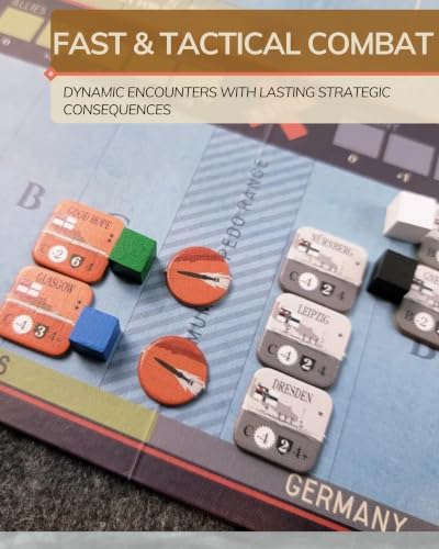 VUCA Simulations The Far Seas Board Game – German Cruiser Operations at the Onset of World War I WWI Naval Strategy Wargame, 1-2 Players, Ages 14+ — view 3