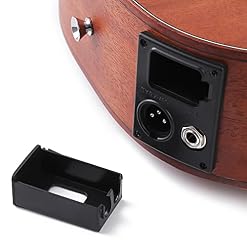 Batking Ukulélé électrique, 76,2 cm, basse pan coupé en bois, guitare acoustique électrique, ukulélé avec trous sonores… – Image 7