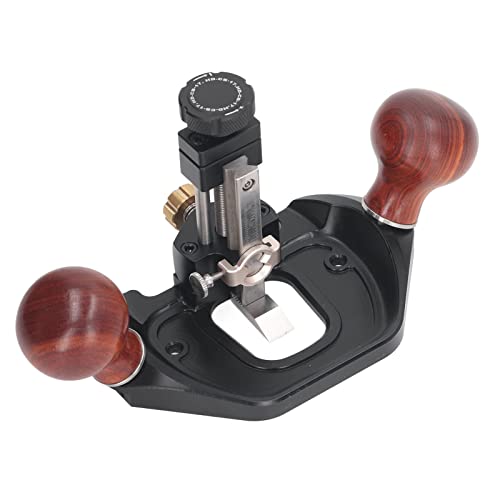 Fräshobel, Aluminium-Hand-Holzbearbeitungswerkzeug, Mini-Holzbearbeitungshobel, Präzises Trimmen, Handfräshobel mit Verstellbarem Hobelmund, Flacher Bodenkantenhobel