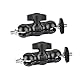 CAMVATE Universal Magic Arm mit 1/4 -20 Gewinde (Schwarz, 2 Stück)