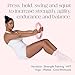 Bala Power Ring, 2-in-1 Kettlebell & Dumbbell, 10lb (Blush) - Full Body Home Gym Workout Equipment for Strength Training, HIIT, Pilates, & Aerobics Exercises - Fitness Equipment for Working Out