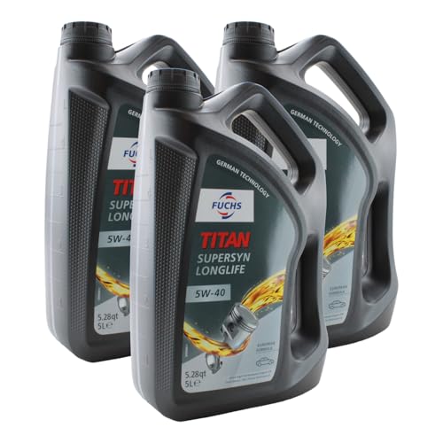 Aceite de Motor Fuchs Titan Supersyn 5W-40 15L (3x5L)