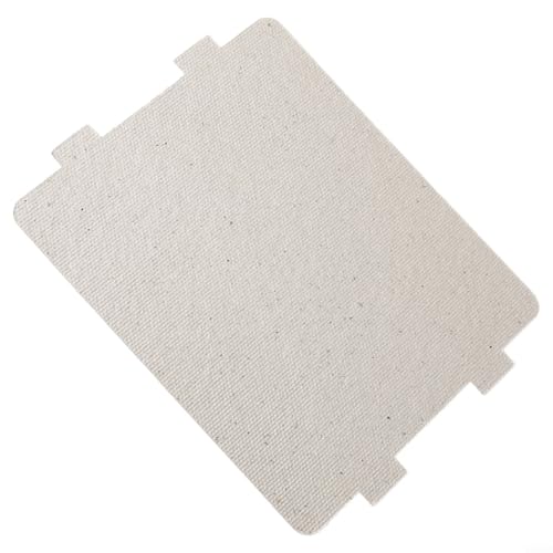 Gdfnmogo Placa de cubierta de repuesto para horno microondas, 3.9 x 4.25 pulgadas, 0.04 mm de grosor, resistente al calor compatible con lámina aislante (1 unidad)