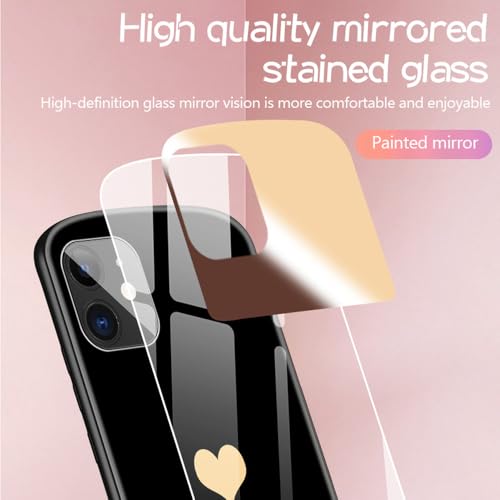 Coque iPhone 12 verre trempé blanche avec lanière et miroir - 3