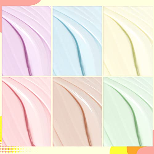VOXURY Gel Nagellack UV Nagellack Pastell Set 6PCS Macaron Nagellack Shellac Gellack Sommerfarben Nagellack Gelnägel… – Bild 7
