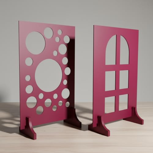 Image of SMILEDRIVE Photography Shadow Boards Creative A3 Light Panels, Set of 2 | Photography Shadow Boards, Reflection Panel, Product, Food & Portrait Shoots, Creative Light & Shadow Effects