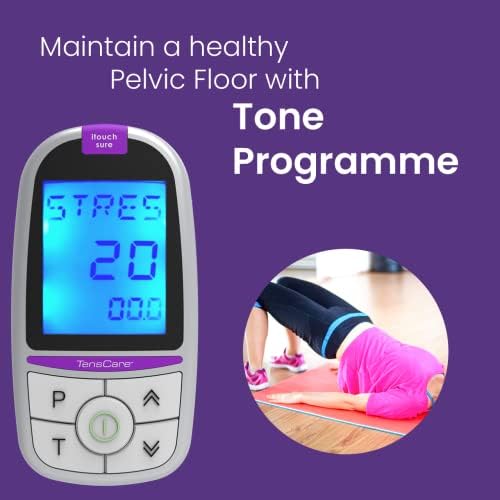 TensCare itouch Sure - Pelvic Floor Exerciser for Strengthening and Toning. Aids in the Treatment of Incontinence and Bladder Leaks, Silver